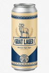 Goat Lager can