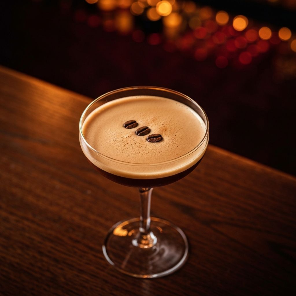 Espresso martini cocktail